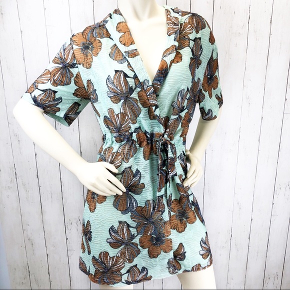 Zara Dresses & Skirts - NWT Zara W/B Collection Floral Wrap Dress